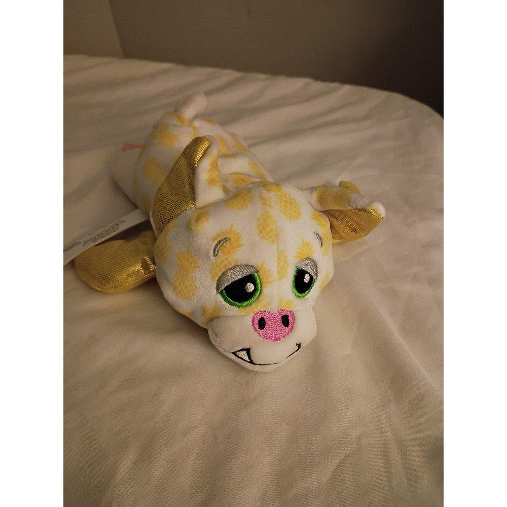 Cutetitos Fruititos Pineapple Pig Plush Basic Fun Yellow White Gold Winged Pig
